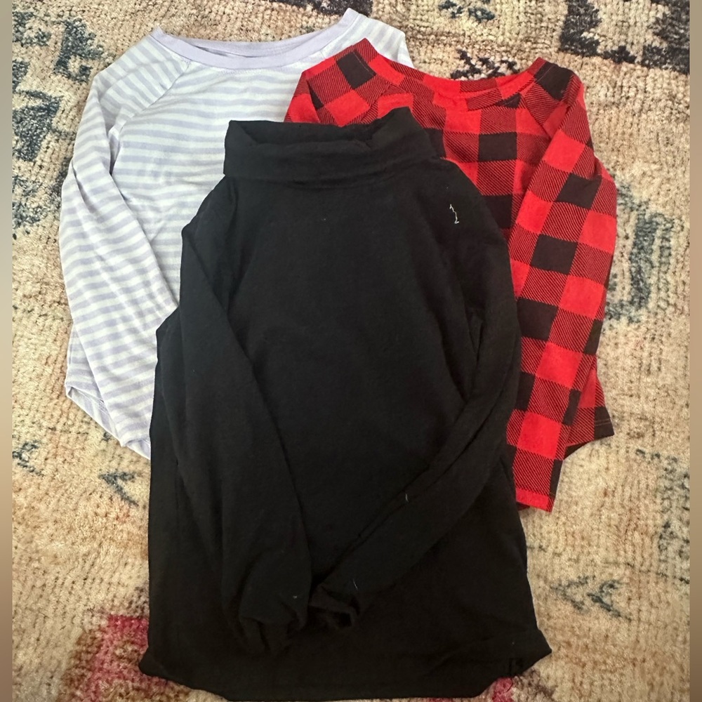 Set of 3 long sleeve shirts